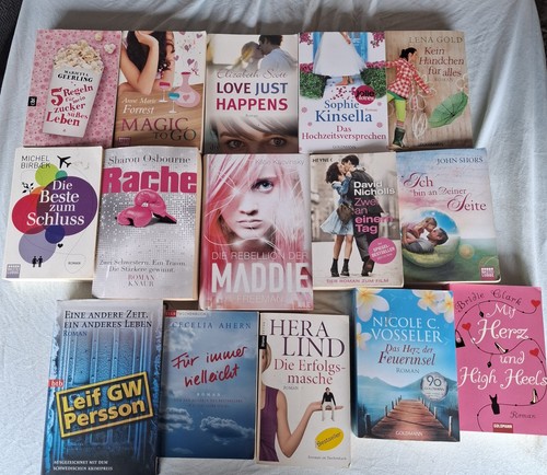 Romanpaket 15x taschenbuch - romanpaket,
