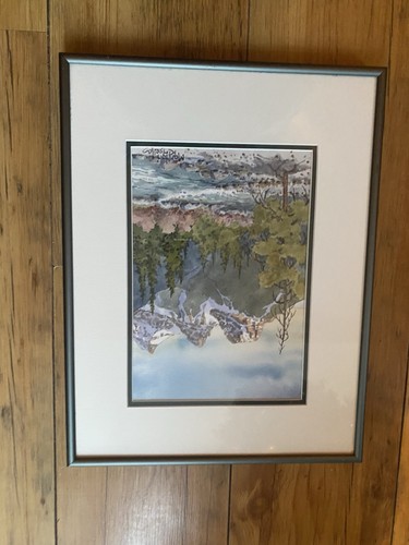 Original aquarell gemälde - original,